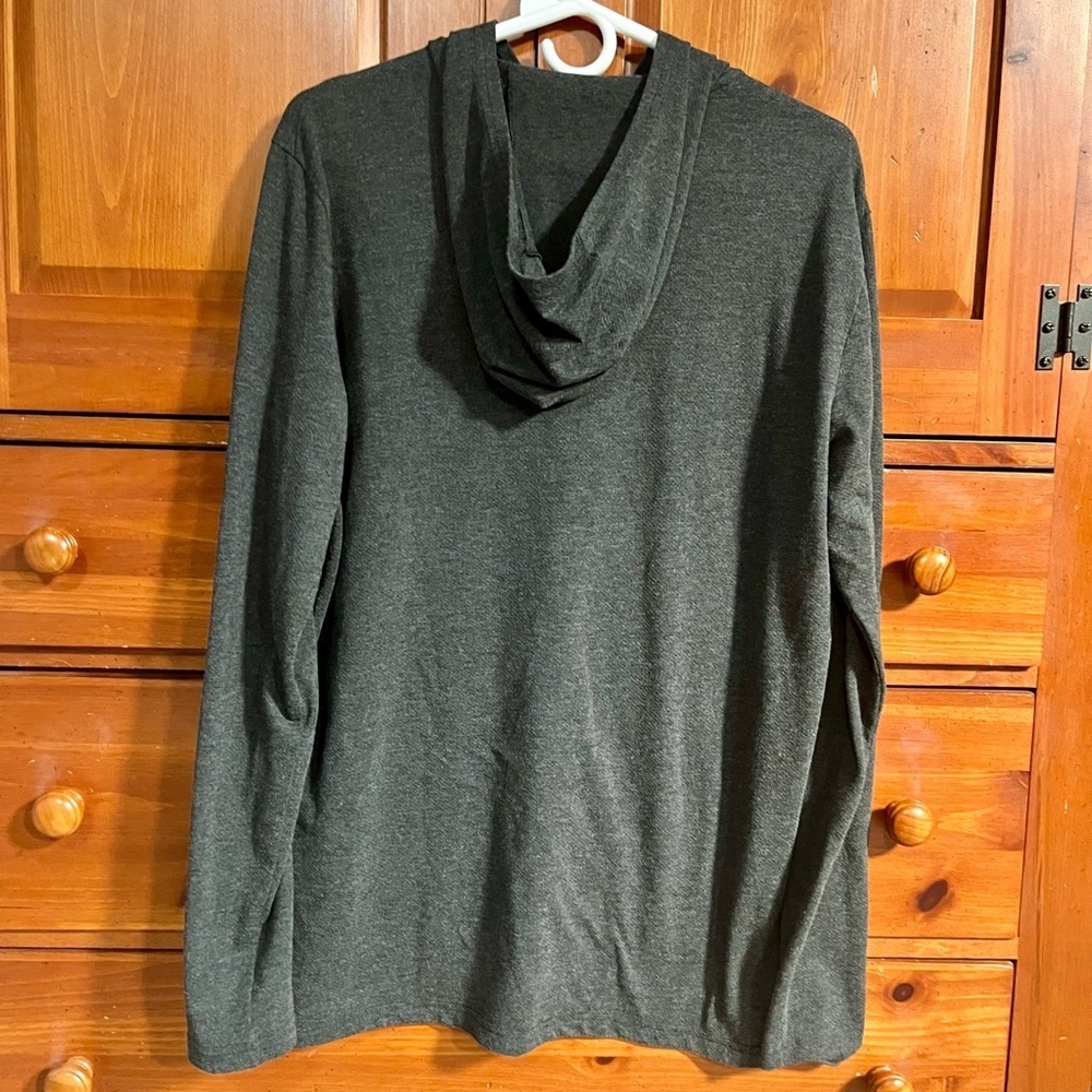 SOFT Nike Charcoal Hoodie - Medium - Picture 5 of 5